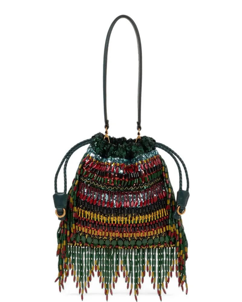 Etro small Kalispera bag with sequins and beads - Grün Grün