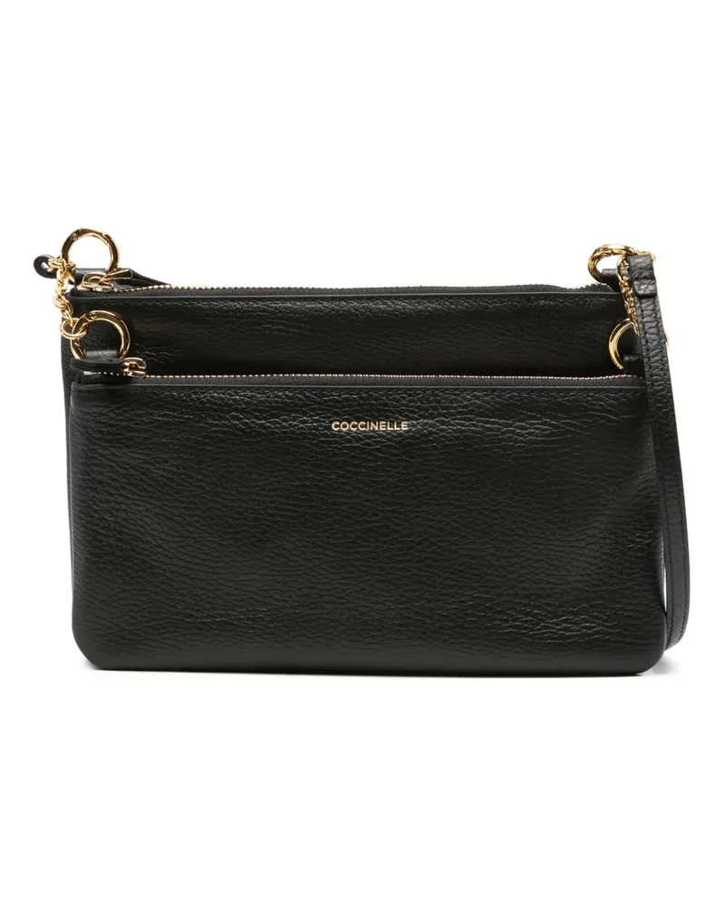 Coccinelle Yvonne Schultertasche - Schwarz Schwarz