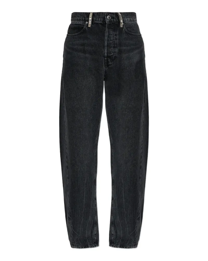 Alexander Wang crystal-embellished jeans - Schwarz Schwarz