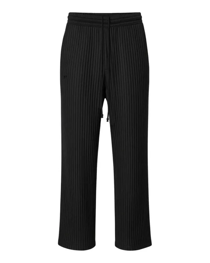 TRUE TRIBE Air cloud pleated drawstring trousers - Schwarz Schwarz