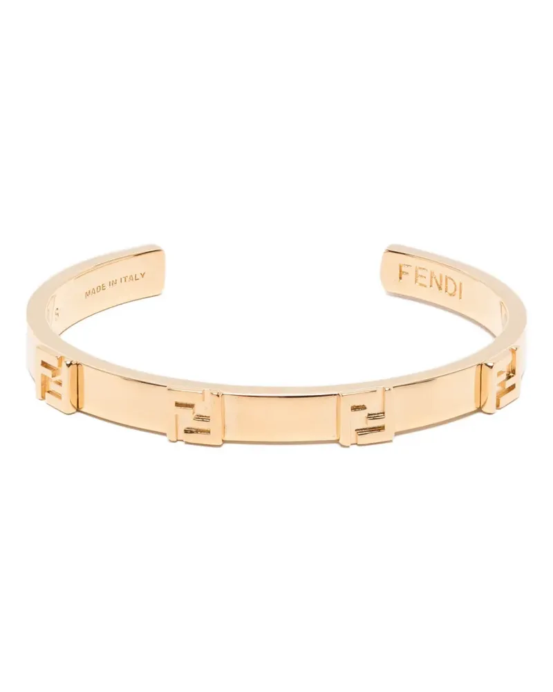 Fendi Armband mit Logo-Schild - Gold Gold
