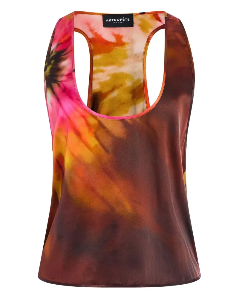 Retrofête Dori Top - Orange Orange