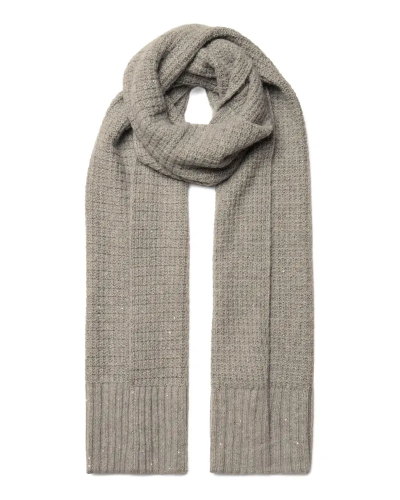 Fabiana Filippi virgin wool blend scarf - Grau Grau