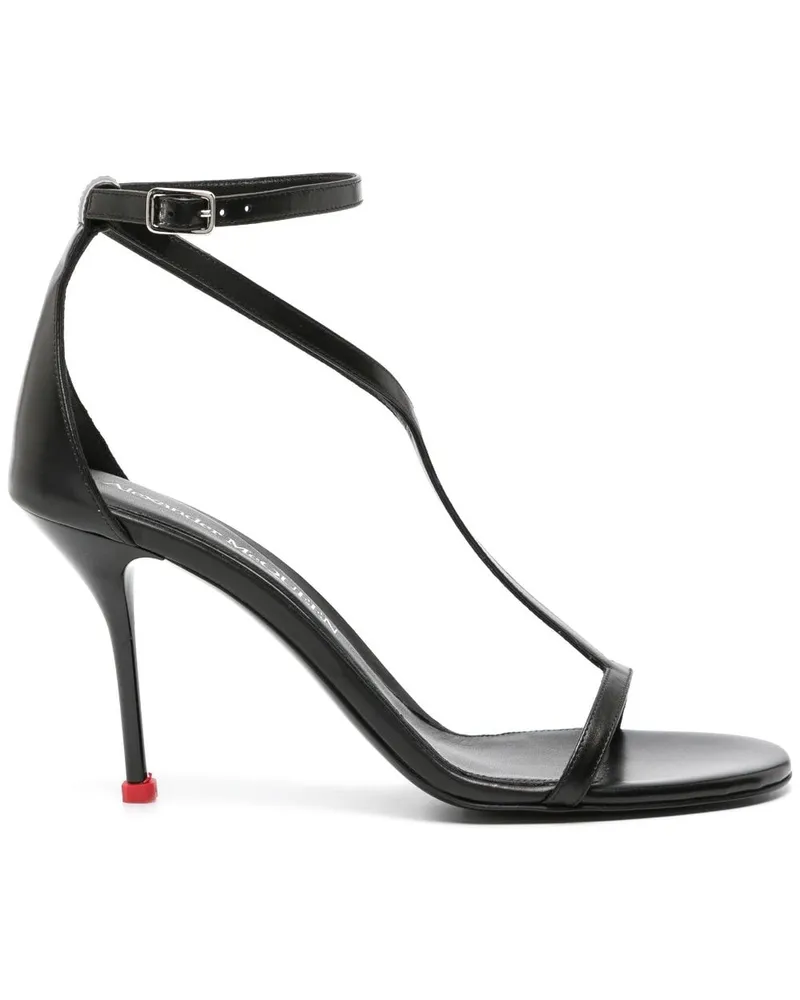Alexander McQueen Harness Sandalen 90mm - Schwarz Schwarz