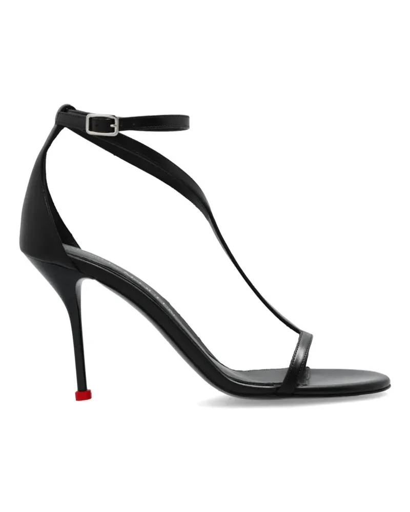 Alexander McQueen Harness Sandalen 90mm - Schwarz Schwarz