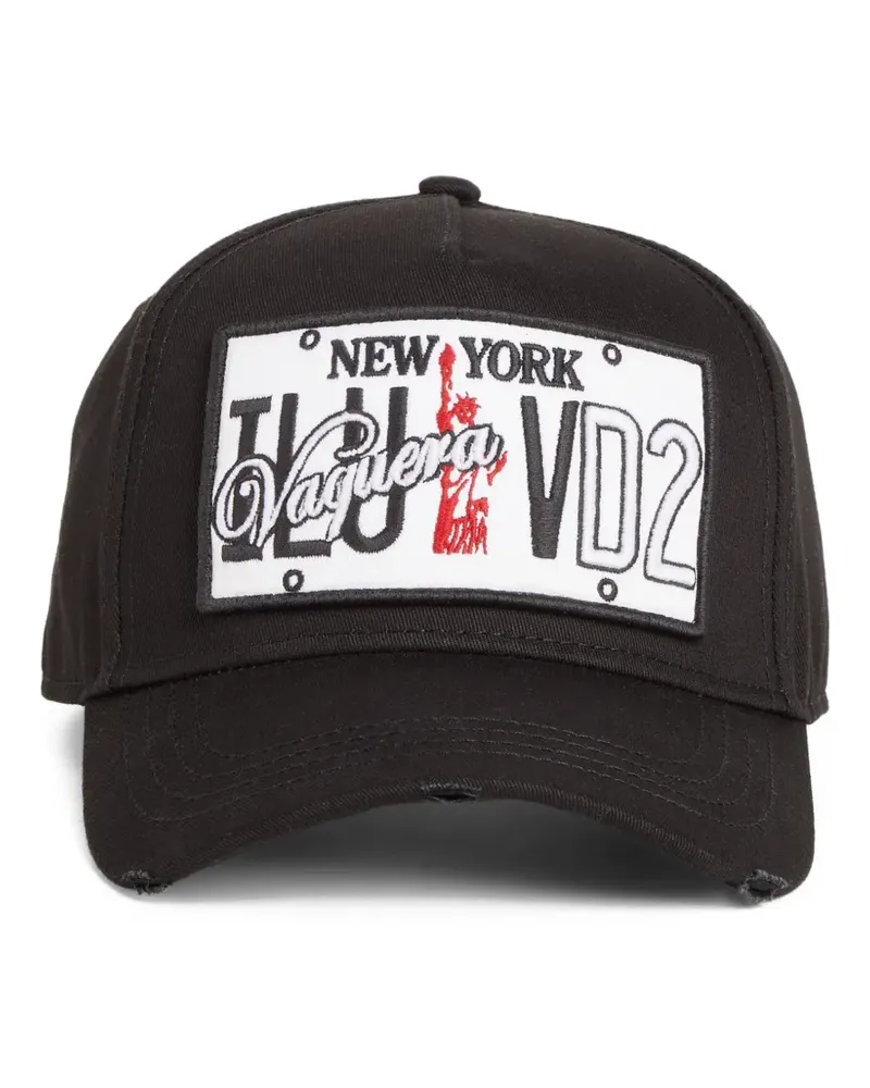 Dsquared2 Vaquera Baseballkappe - Schwarz Schwarz