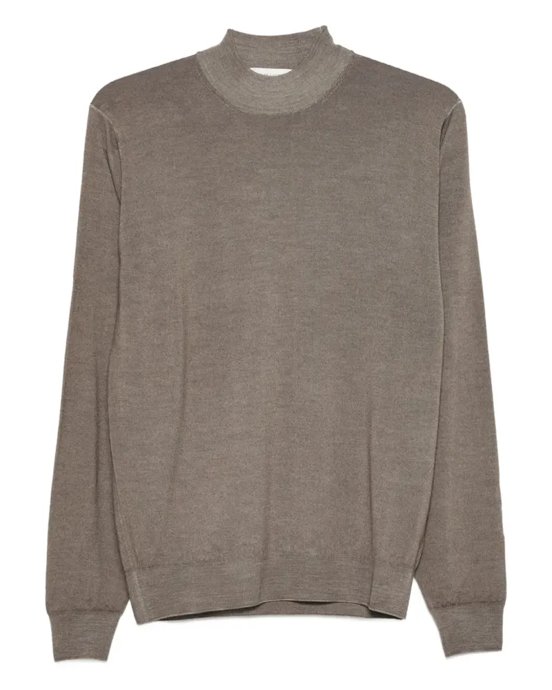 Filippo de Laurentiis Pullover mit Stehkragen - Braun Braun