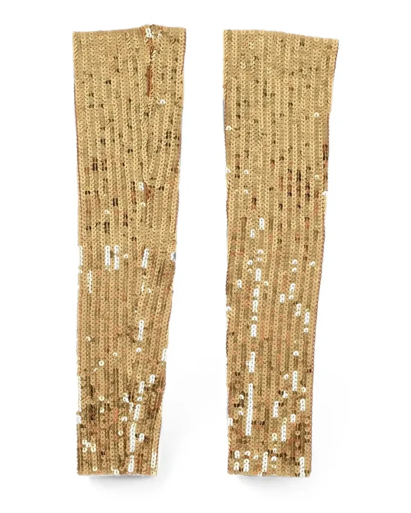 Dsquared2 sequin-embellished sleeves - Gold Gold