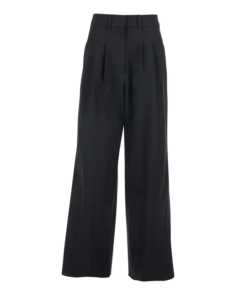 PT TORINO pleated palazzo pants - Schwarz Schwarz