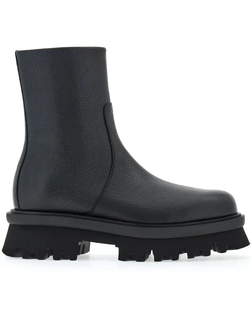 Ferragamo Stiefeletten mit runder Kappe - Schwarz Schwarz