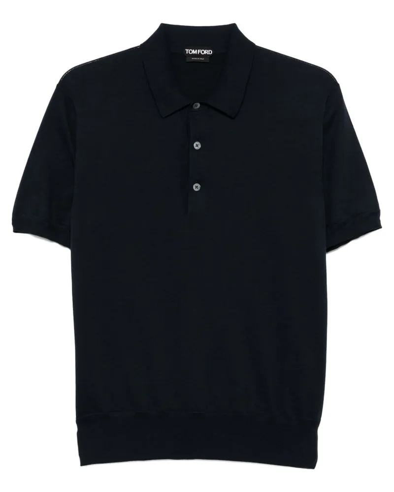 Tom Ford Klassisches Poloshirt - Blau Blau