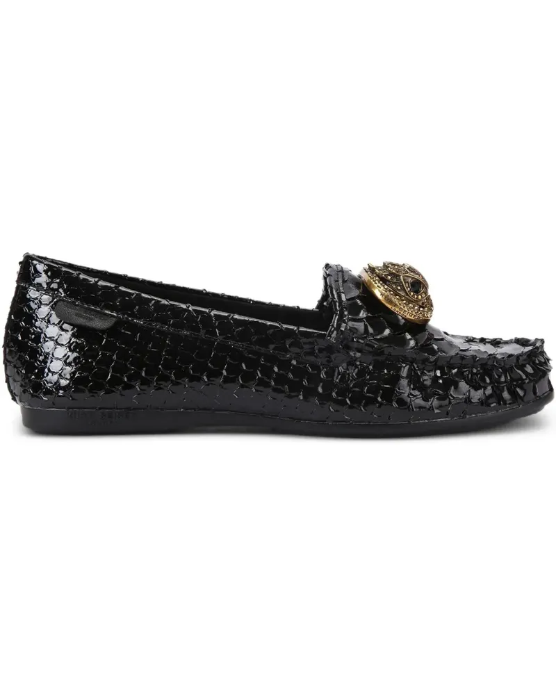 Kurt Geiger Loafer mit Adlerkopf - Schwarz Schwarz