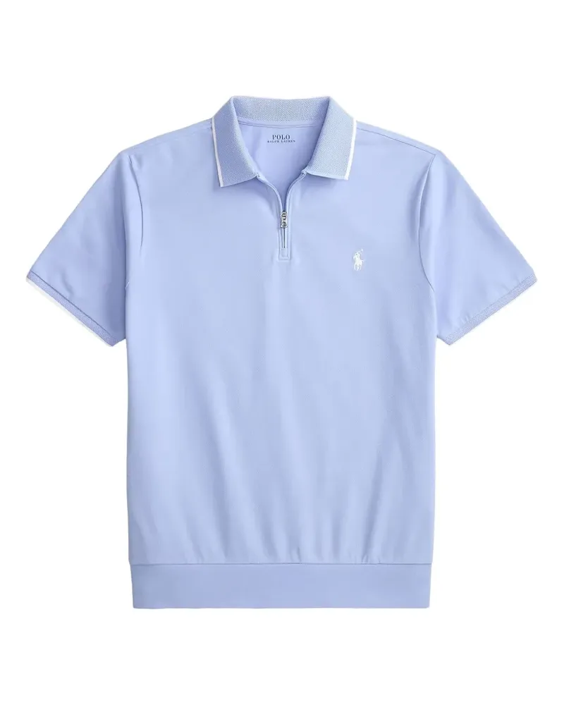 Ralph Lauren Poloshirt mit Reißverschlusskragen - Blau Blau