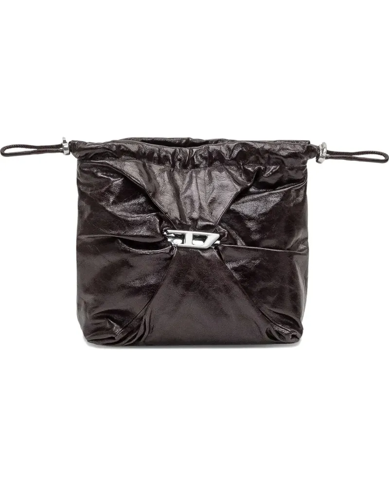 Diesel Scrunch-D Beuteltasche - Schwarz Schwarz