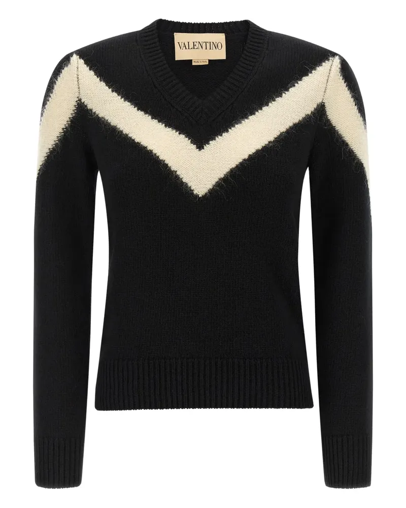 Valentino Garavani bow-detail sweater - Schwarz Schwarz