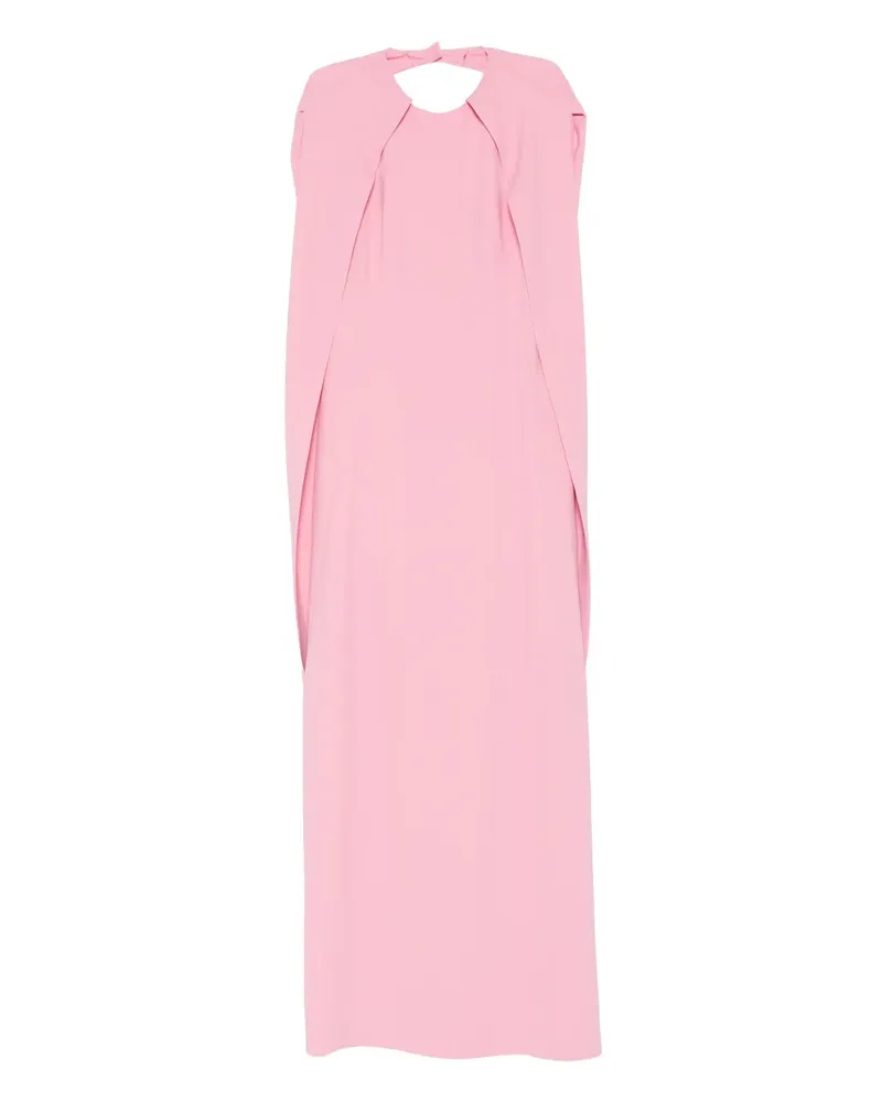 Alberta Ferretti cape dress - Rosa Rosa