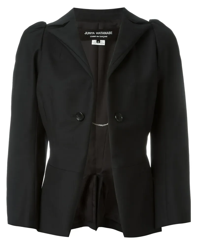 Junya Watanabe contrast sleeve trim jacket - Schwarz Schwarz