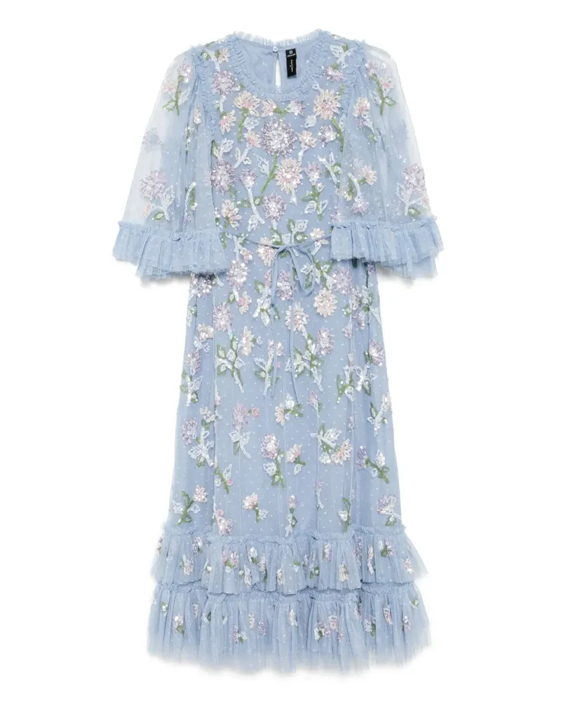 Needle & Thread Ballerinakleid mit Pailletten - Blau Blau