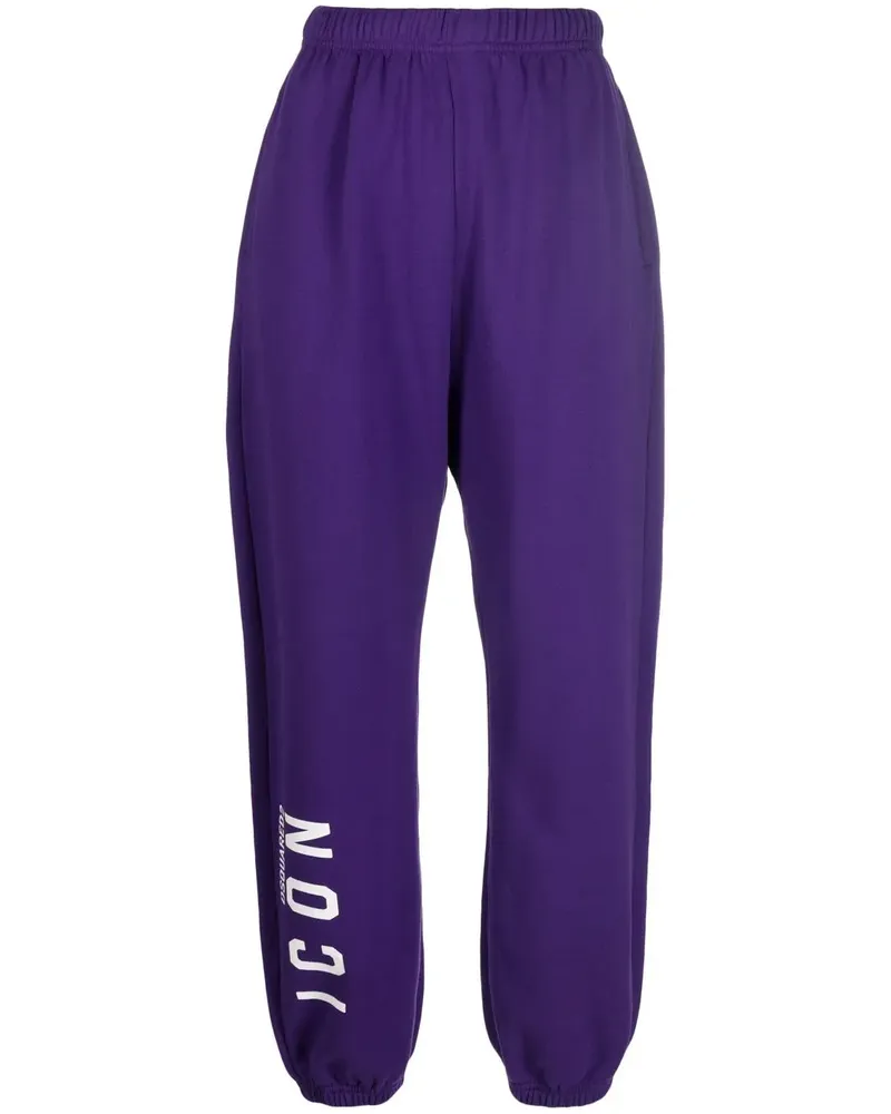 Dsquared2 Jogginghose mit Logo-Print Violett