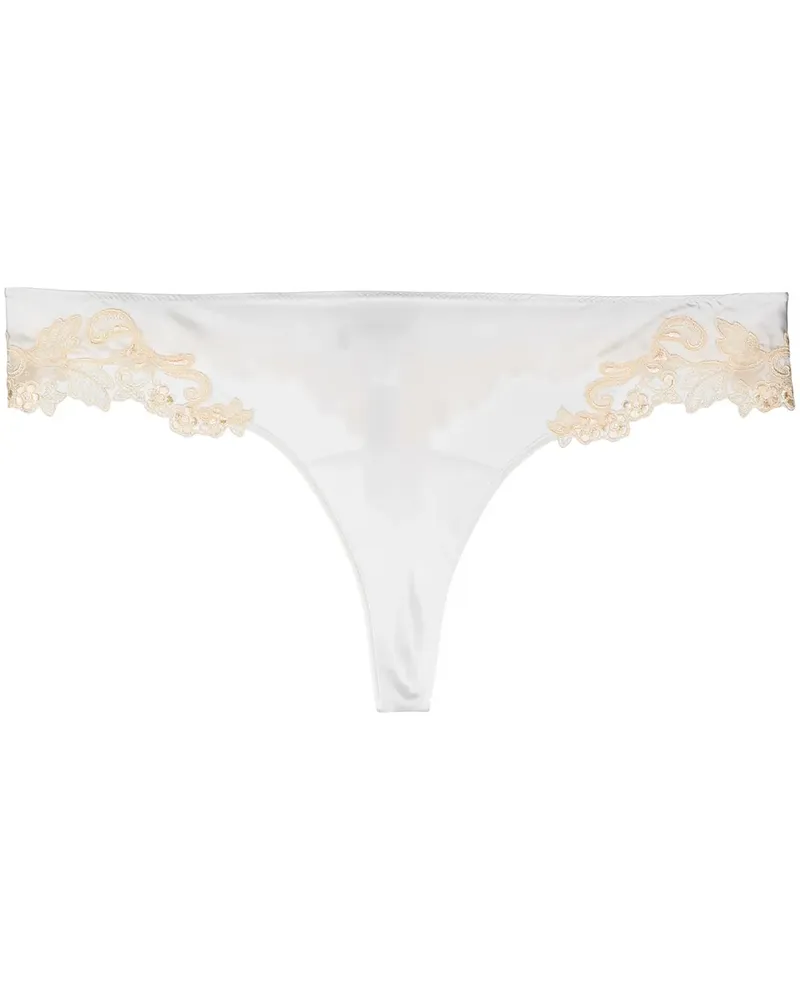 La Perla Frastaglio String - Weiß Weiß