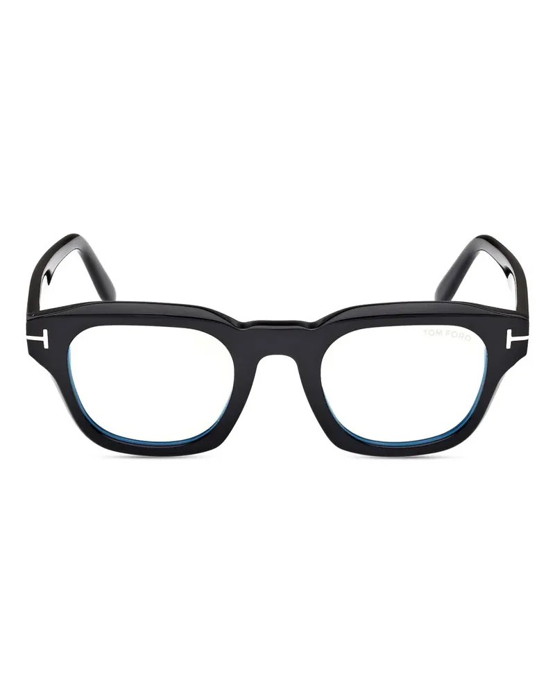 Tom Ford Brille mit eckigem Gestell - Schwarz Schwarz