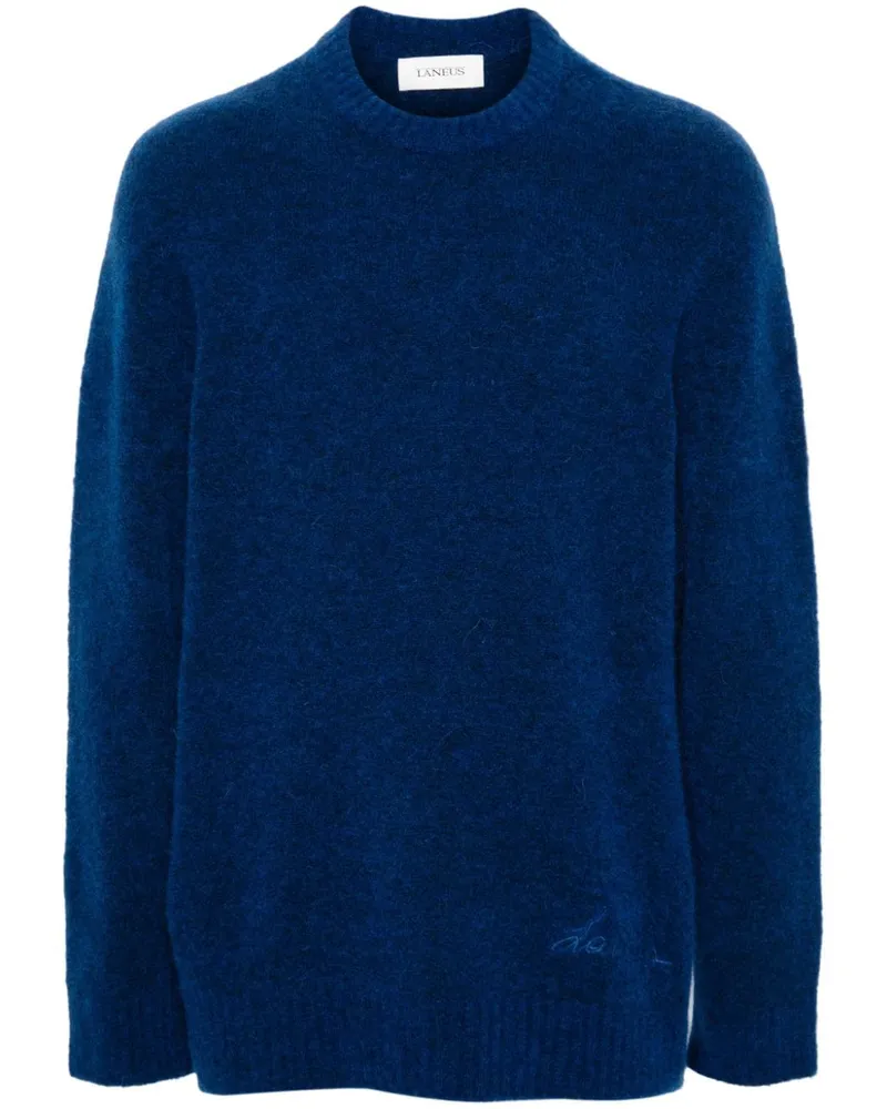 Laneus Pullover mit Logo-Stickerei Blau