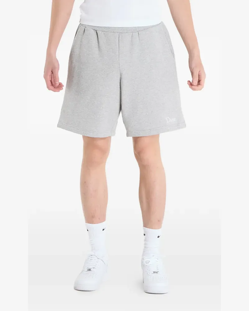 Dime logo-embroidered shorts - Grau Grau