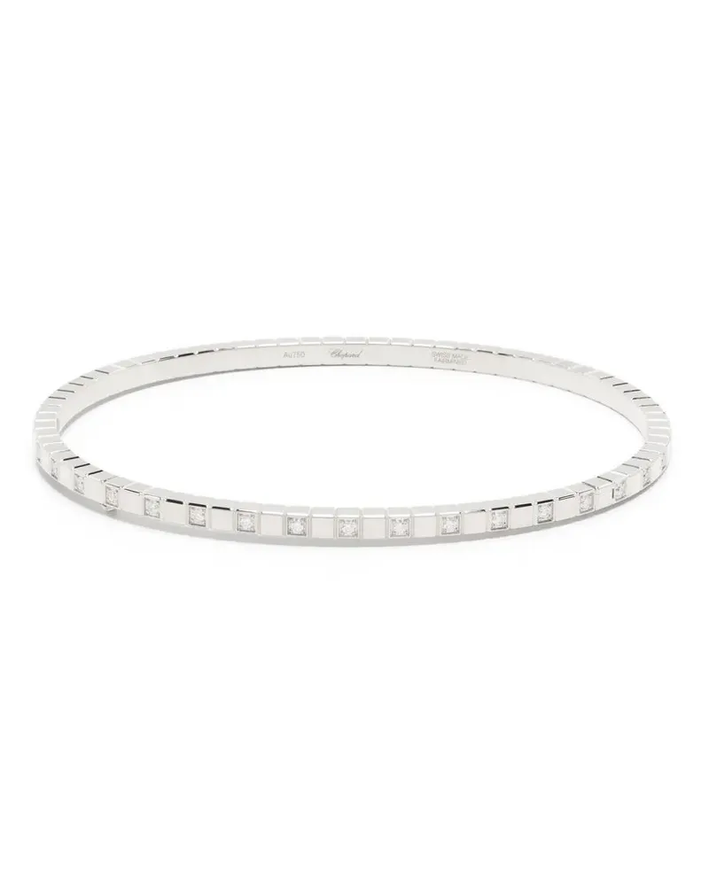 Chopard 18kt Ice Cube Weißgoldarmreif - Silber Silber