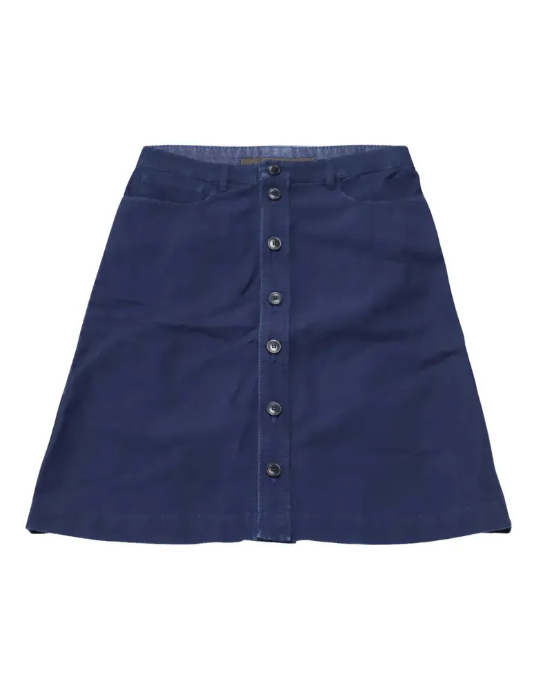 A.P.C. Rock mit Knöpfen - Blau Blau