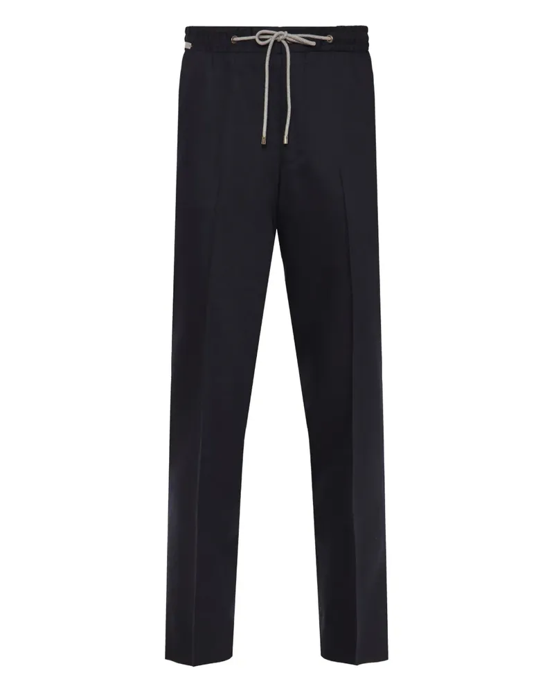Corneliani Hose mit Kordelzug - Blau Blau