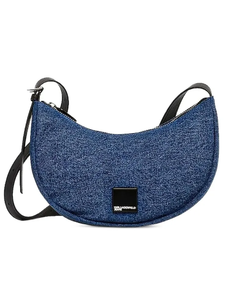 Karl Lagerfeld Kuriertasche aus Denim - Blau Blau