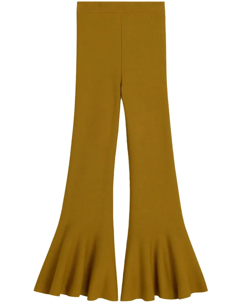 AMI Paris Godet Hose - Gelb Gelb