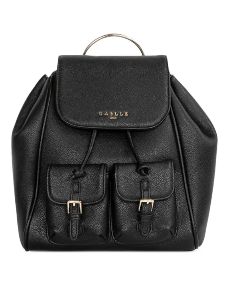 Gaëlle Bonheur buckle-detail drawstring backpack - Schwarz Schwarz
