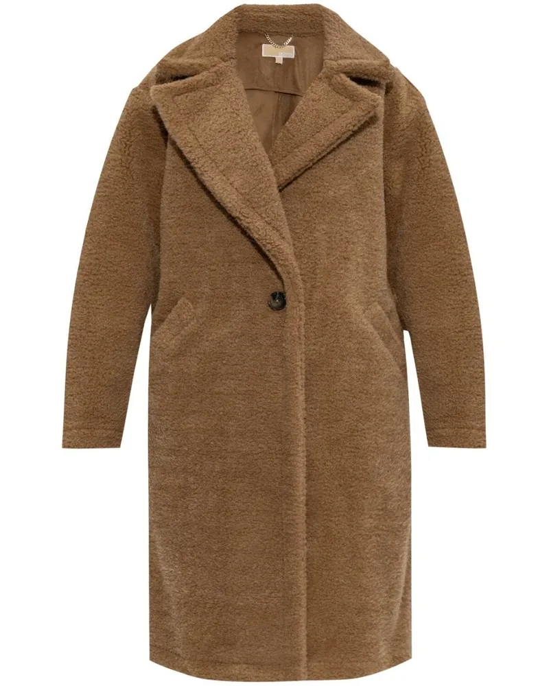 Michael Kors Mantel aus Faux Shearling - Braun Braun