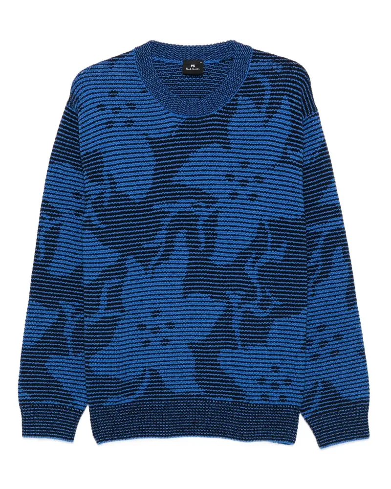Paul Smith Gestreifter Pullover - Blau Blau