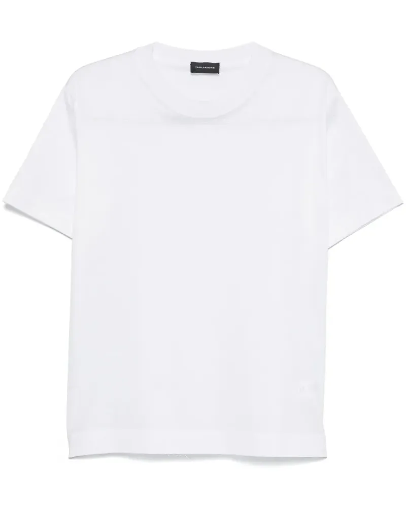 Tagliatore Klassisches T-Shirt - Weiß Weiß