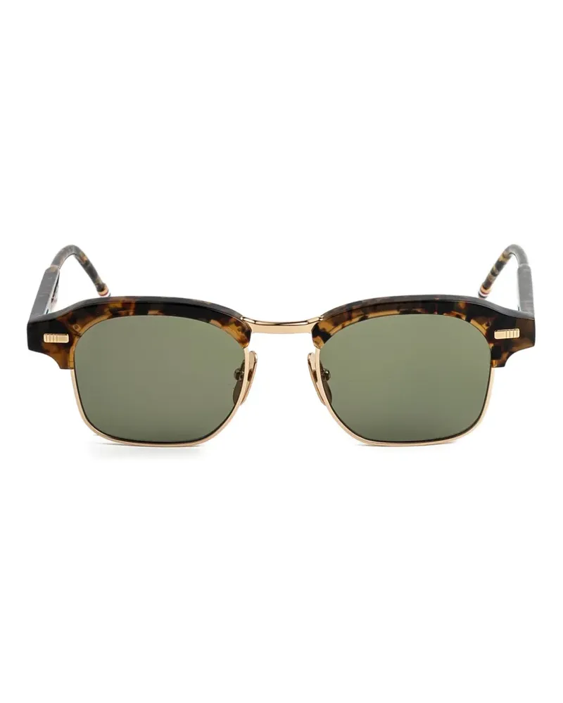 Thom Browne tortoiseshell-pattern sunglasses - Braun Braun