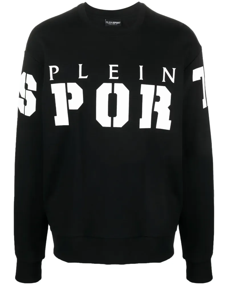 Philipp Plein Pullover mit Logo-Print - Schwarz Schwarz