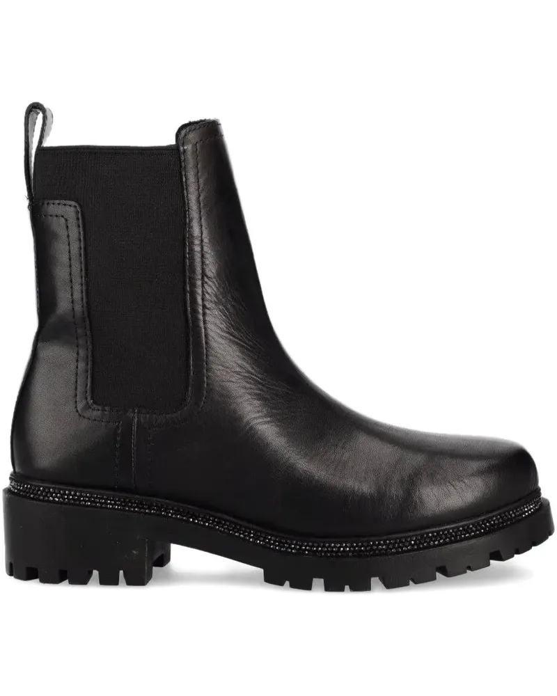 DKNY Chelsea-Boots aus Leder - Schwarz Schwarz