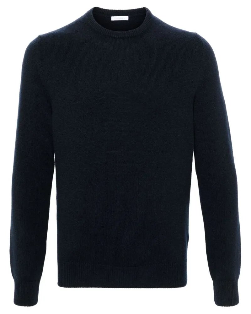 Malo Klassischer Kaschmirpullover Blau