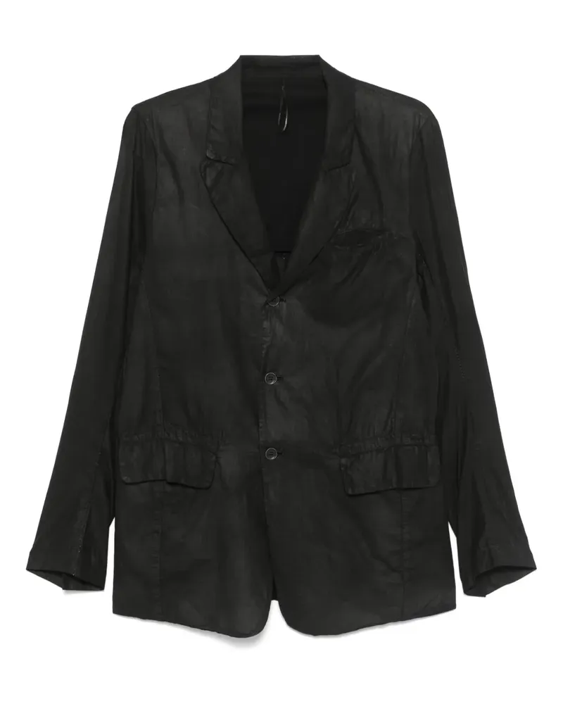 Masnada Blazer in Knitteroptik - Schwarz Schwarz