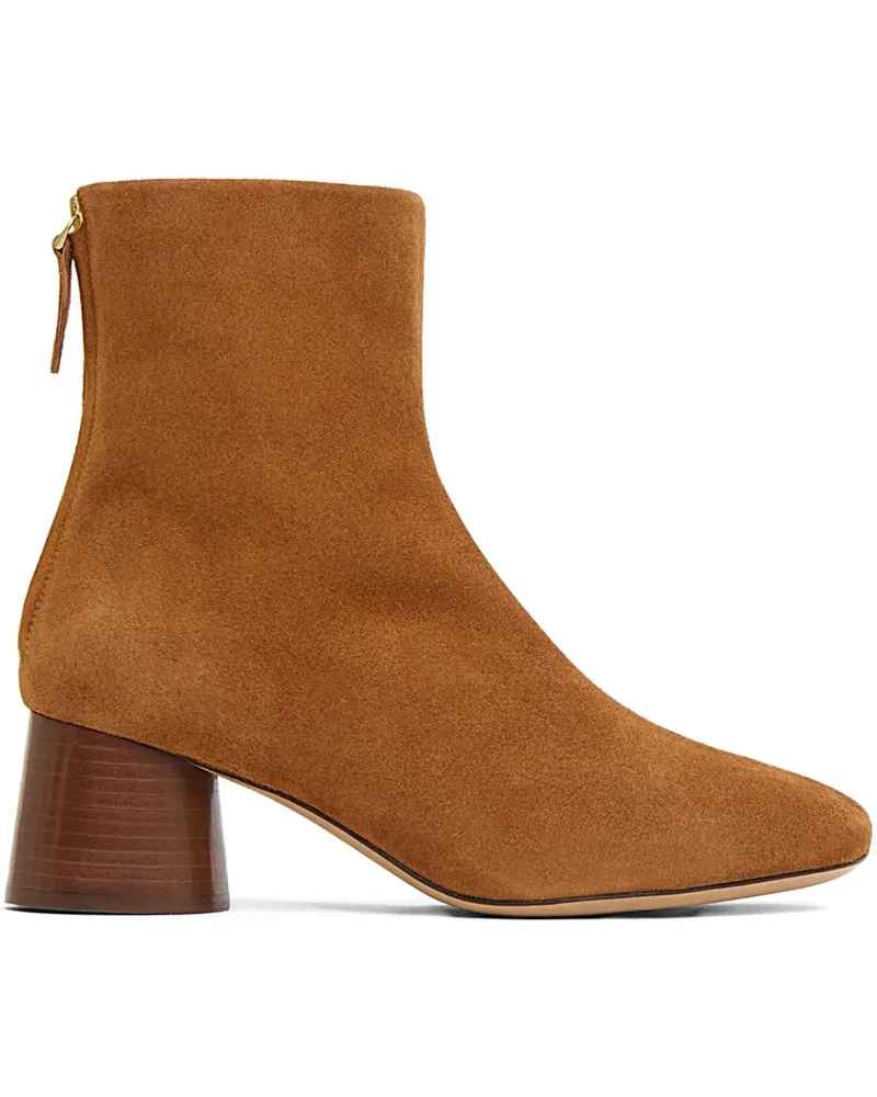 Mansur Gavriel Stiefel mit Blockabsatz 55mm - Braun Braun