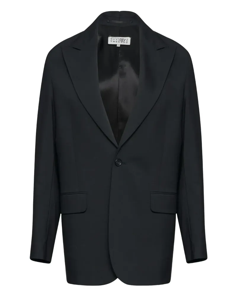 Maison Margiela Klassischer Blazer - Schwarz Schwarz