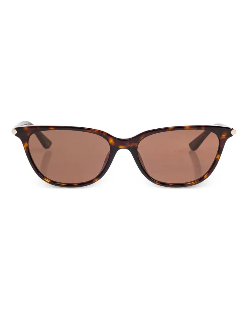 Alexander McQueen tortoiseshell cat-eye sunglasses - Braun Braun