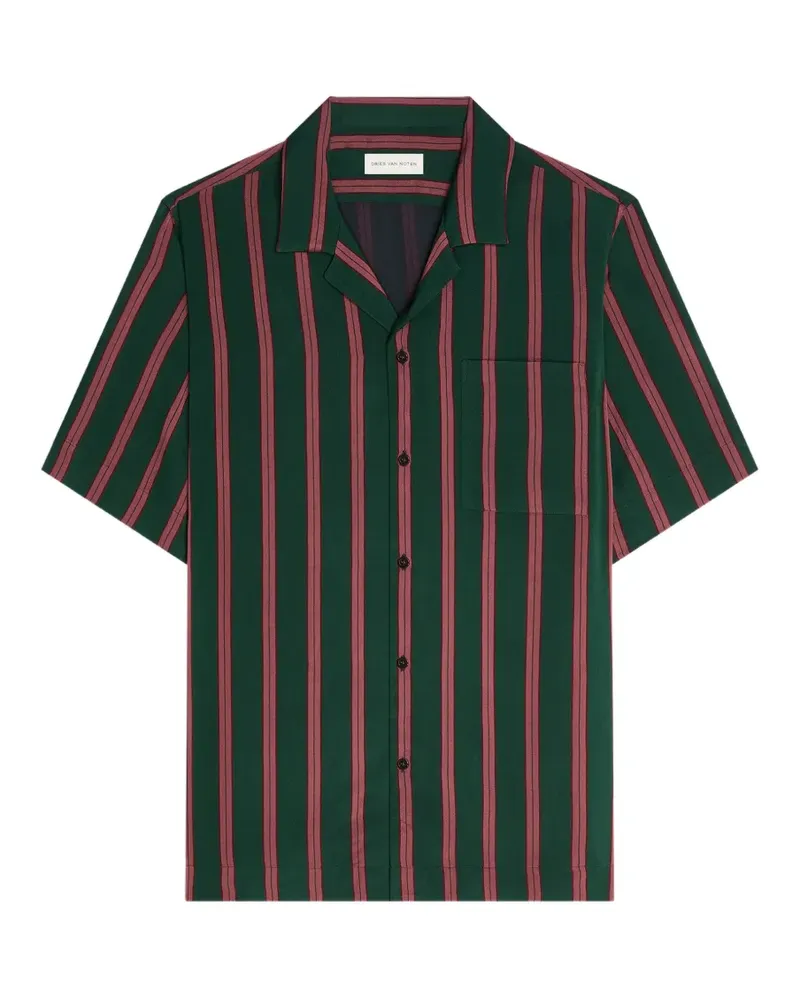 Dries van Noten striped shirt - Grün Grün