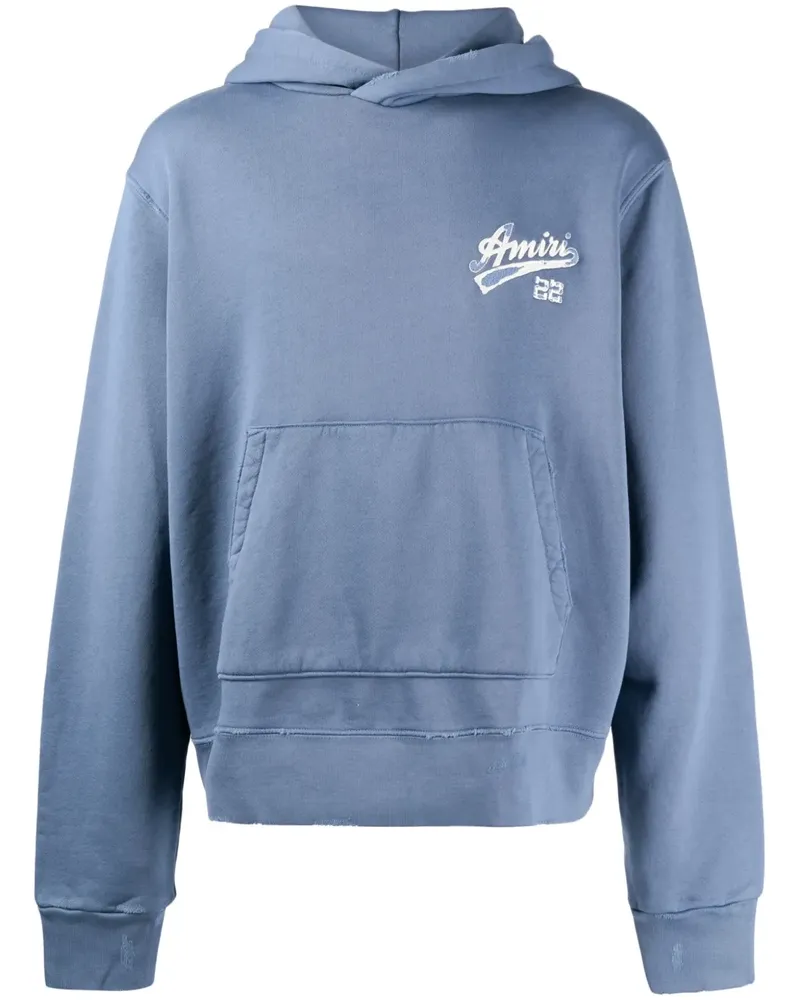 Amiri Hoodie mit Logo-Print - Blau Blau
