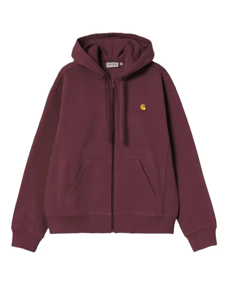 Carhartt WIP American zip hoodie - Rot Rot