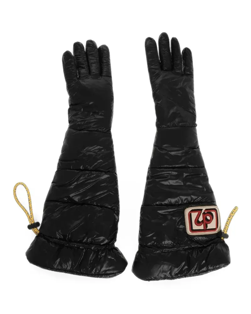 Dsquared2 quilted padded ski gloves - Schwarz Schwarz