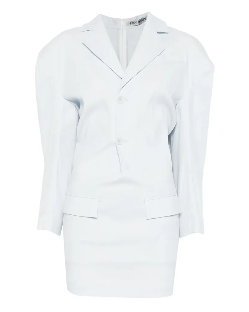 Issey Miyake Like Torso notched lapels blazer - Blau Blau