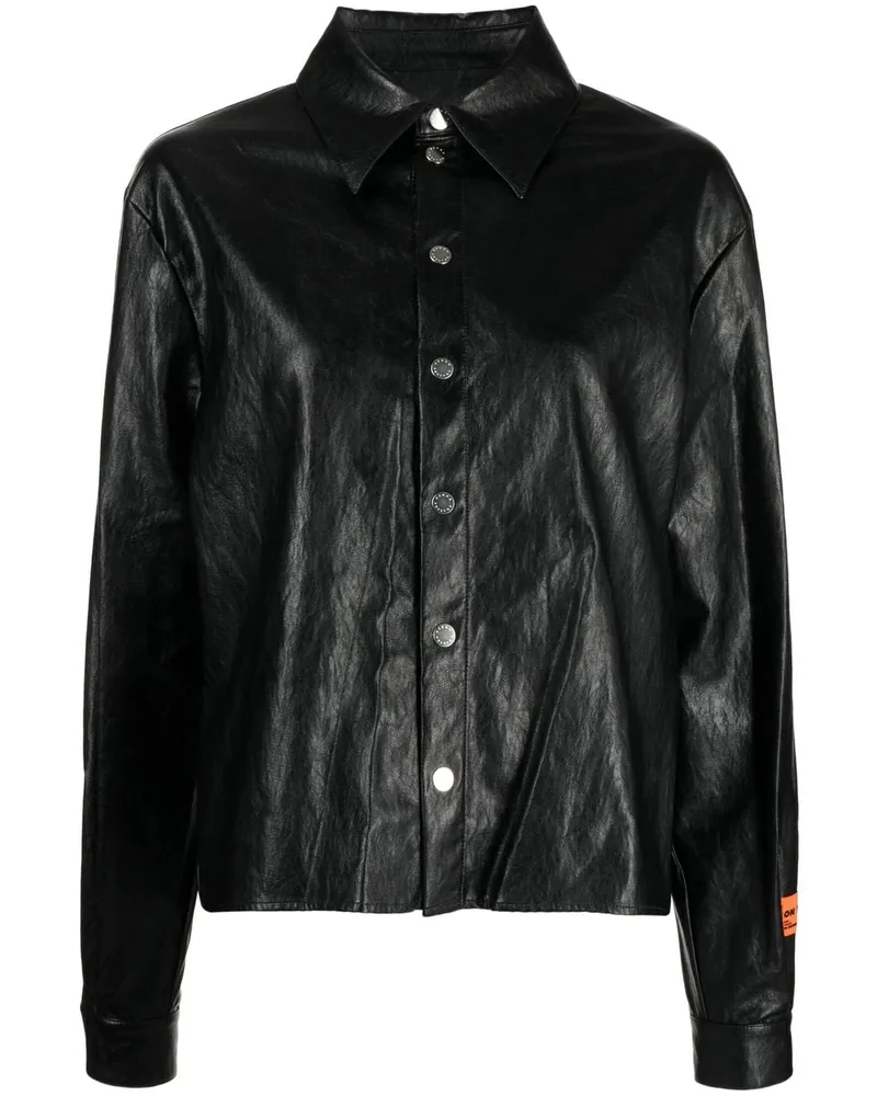 Heron Preston Hemd mit Finish - Schwarz Schwarz